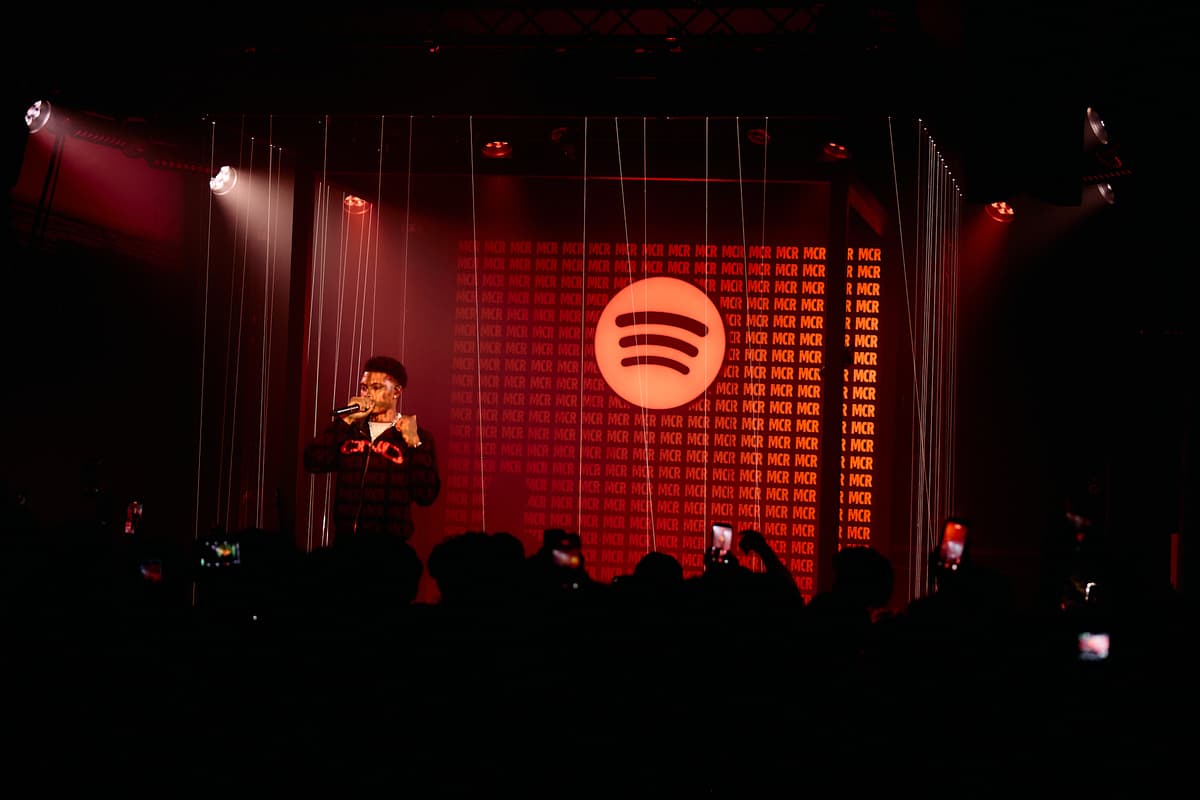 Nemzzz performing at Spotify Hometown in Manchester.